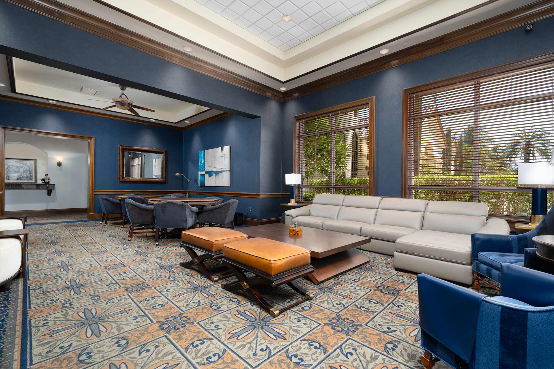 Golf Clubhouse men's card room